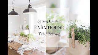 SPRING TABLE SETTING | Farmhouse Spring Decor