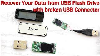 How to Fix Bent or Broken USB Flash Drive Connector and recover data