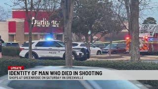 Coroner identifies man who shot 2 people, self at Greenville shopping center