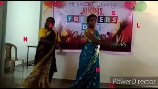 Freshers day celebrations Helping Hands D. Ed Spl Edu(ID)College Gannavaram Krishna dist