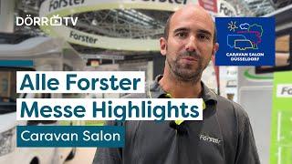 Alle Forster Highlights 2025 vom Caravan Salon Düsseldorf