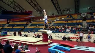 BELYAVSKIY David (RUS) - 2018 Artistic Worlds, Doha (QAT) - Qualifications Vault 1