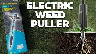 $150 Electric Cordless Weed Puller by Yardworks Review