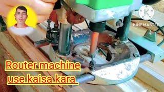 How to use router machine//BK Carpenter