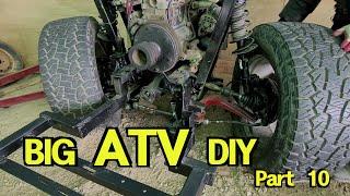 조향장치 DIY, power steering system construction, 파워스티어링 시스템 구축, ATV 조향장치 만들기, hydraulic handle DIY