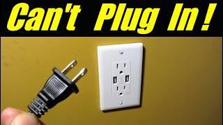 How to Plug In an Electrical Outlet that is Child Safety and Tamper Proof ?