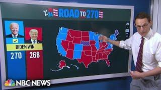 Trump overtakes Biden in polling of key swing states, Kornacki breaks it down