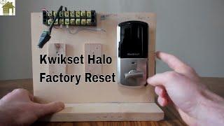 Kwikset Halo - Factory Reset