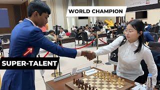 Praggnanandhaa takes on the World Champion Ju Wenjun| Final Moments | 6th Sharjah Masters