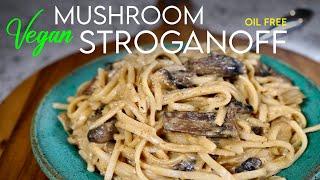 VEGAN MUSHROOM STROGANOFF  Creamy goodness and an instant family hit!