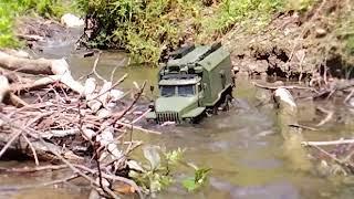 URAL Radio Box in a River Crossing Sequence