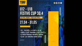  LIVE: THP FC  SUNWIN FC️ U12 - U18 FESTIVAL CUP 30.4 | CHUNG KẾT SIÊU CÚP U14