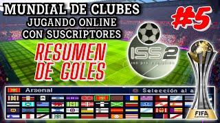 MUNDIAL DE CLUBES ONLINE CON SUSCRIPTORES | ISS PRO EVOLUTION 2 | PLAYSTATION 1 | RESUMEN GOLES EP 5