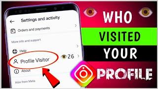 how to see who visited / viewed your instagram profile