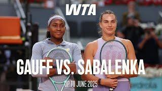Rivalry Rewind: The best of Coco Gauff vs. Aryna Sabalenka