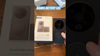 How long do batteries last in the Aqara doorbell? #aqara #smarthome