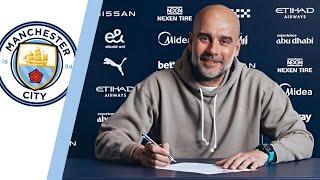 OFFICIAL: PEP GUARDIOLA signs new Man City contract for two years | MANCHESTER CITY