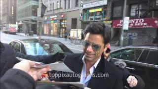 John Stamos - SIGNING AUTOGRAPHS while promoting in NYC