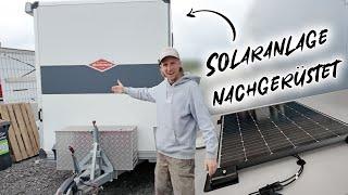 Der perfekte Motorrad Camper/Anhänger?! Solaranlage für den Sportcaravan!