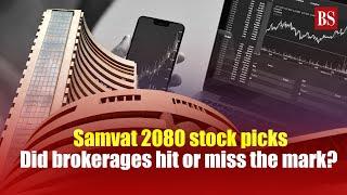 Samvat 2080 stock picks  Did brokerages hit or miss the mark