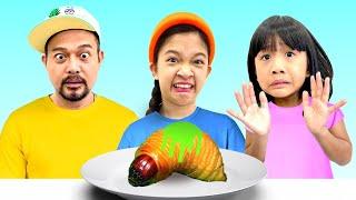 EATING RARE & EXOTIC FOOD CHALLENGE Winner Gets iPHONE 13 ProMax | KAYCEE & RACHEL