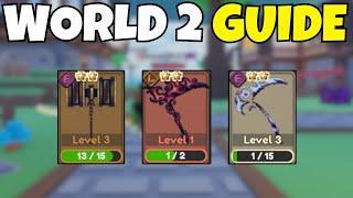 The BEST GUIDE To WORLD 2 In Pixel Blade!