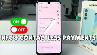 Galaxy A16: How To Turn ON / NFC & Contactless Payments Samsung