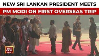 Sri Lankan President Dissanayake Meets PM Narendra Modi, President Murmu In First Overseas Trip