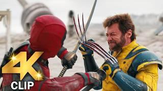 Deadpool Vs Wolverine - Fight Scene | DEADPOOL & WOLVERINE (2024) Movie CLIP 4K