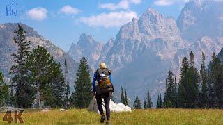 Solo Backpacking In The Tetons Through Stormy Weather With A Poncho Tarp