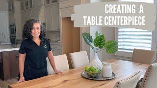 Creating a Centerpiece for the Dining Table | DIY Staging