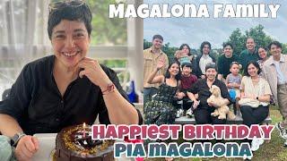 PIA MAGALONA 60th BIRTHDAY CELEBRATION KUMPLETO ANG KANYANG MGA ANAK PATI ANG APO NITO KAY SAAB