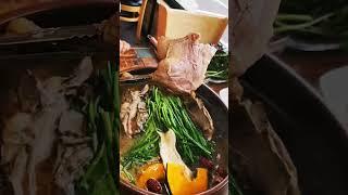 산약재로 우려낸 무주오리  #무주맛집 #무주오리 #무주