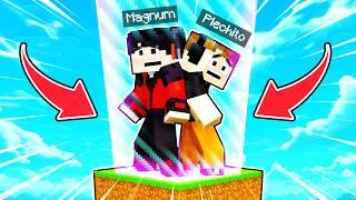 SKYBLOCK pero LA BARRERA CRECE !!  | El Magnum y @Plech