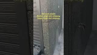 Grit wash palaster️#sidhumoosewala #newvlog #construction #trending#home #house #housedesign