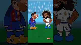 Ramos is giving training to Messi#futbol #train #viral#edit