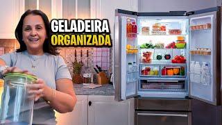 Organização da minha geladeira - fazendo alho em conserva - receita de patê de frango