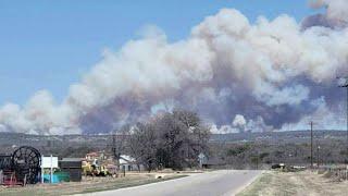 Large grass fire north of Fredericksburg expands to more than 8,000 acres