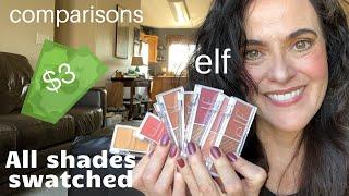 NEW! Elf Bite Size Face Duo//comparison to Primer Infused blushes