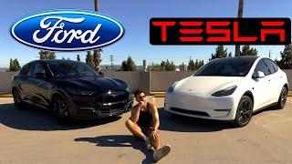 2024 Tesla Model Y vs. Mustang Mach-E | The Shocking Truth Exposed!