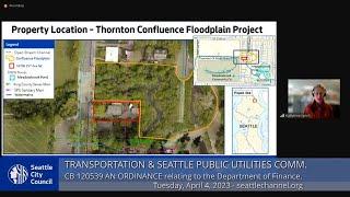 Committee on Transportation and Seattle Public Utilities 4/4/22