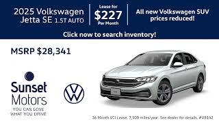 Sunset Volkswagen November 2024 Sale!