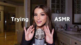 Brooke Monk tries ASMR *get unready with me*