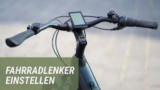 Fahrradlenker mit Winkelvorbau einstellen | Prophete