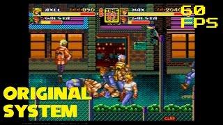 1. (60 FPS) Stage 1: Downtown - 2 Player (Mania) - Streets of Rage 2