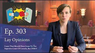 Lay Opinions: Cases That Should Have Gone to the Supreme Court of Canada, But Didn't!