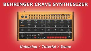 BEHRINGER CRAVE Semi Modular Synthesizer | Unboxing / Setup / Demo