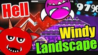 ВРЕМЯ МСТИТЬ! 97% НЕ остановят! Windy Landscape! Hell! Geometry Dash [61] 3 сезон!