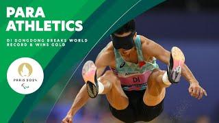 Di Dongdong Wins Gold In Men's Long Jump T11 AND Breaks World Record  | Paralympic Games