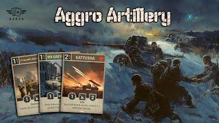 KARDS The WWII Card Game. Советская колода Aggro Artillery.